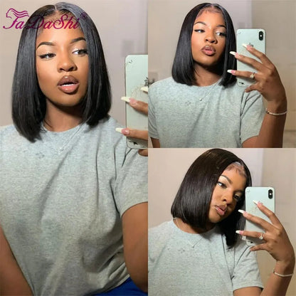 V-Part/U-Part Brazilian Straight Bob Wig