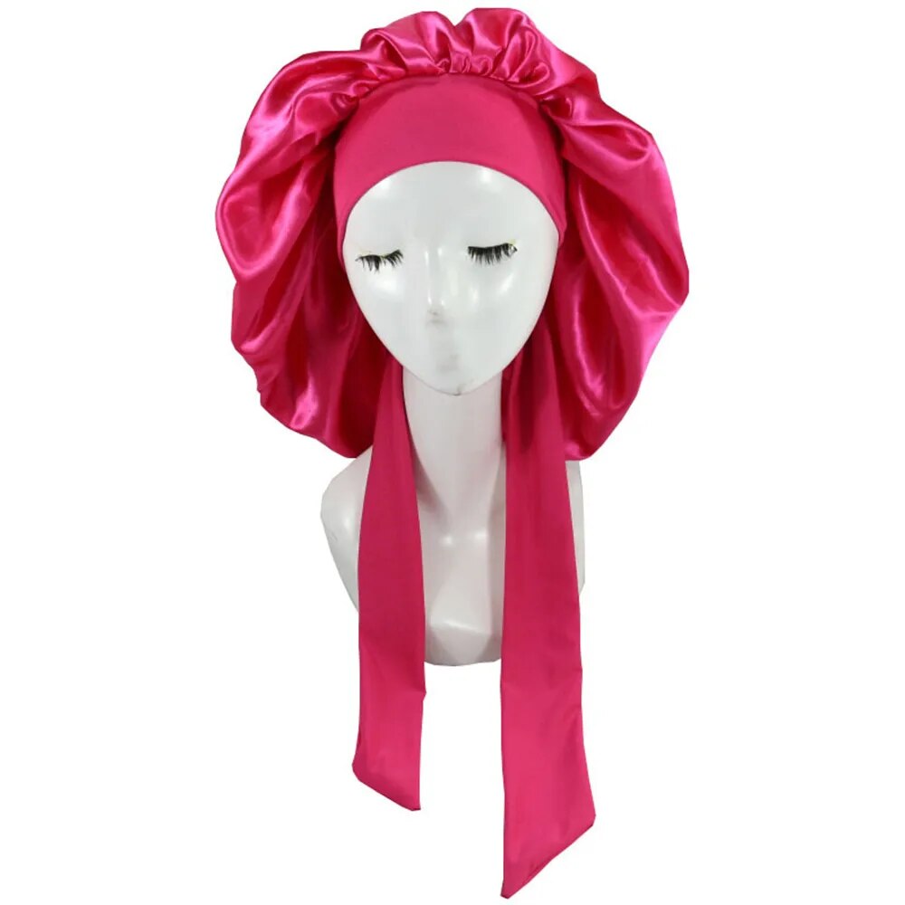 Ribbon Satin Bonnet