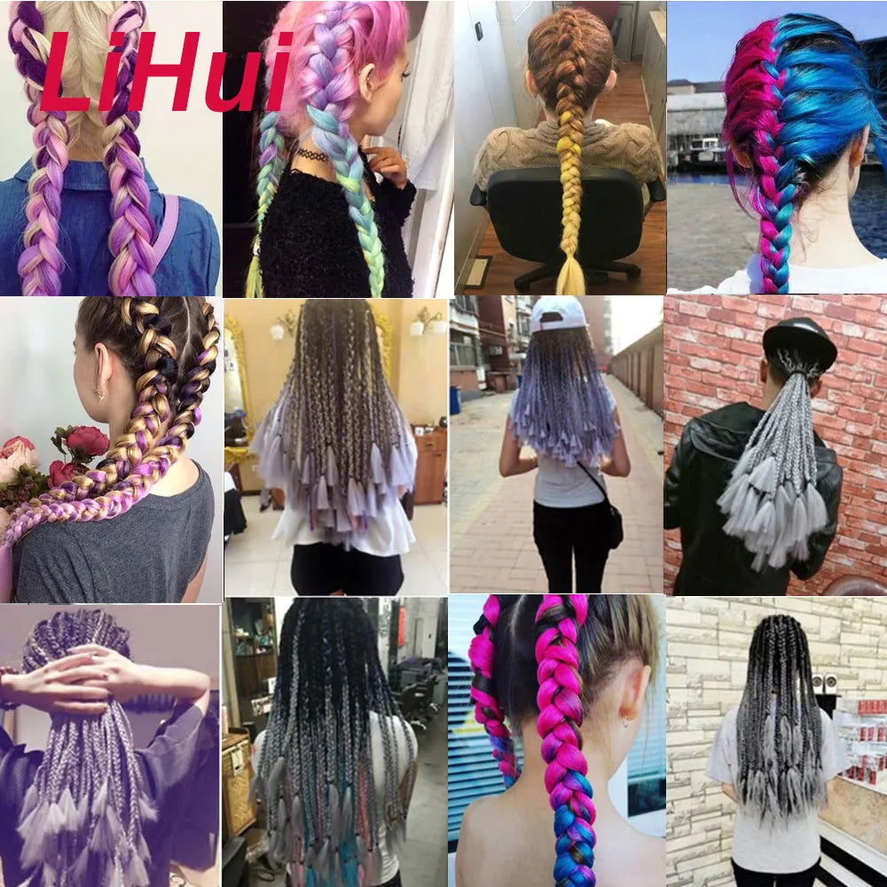 Synthetic Braiding Hair - Solid Colors