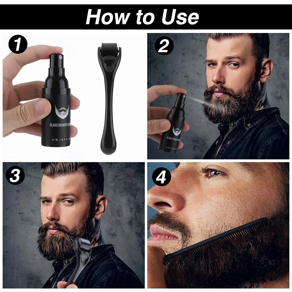 Professional Beard Growth Kit