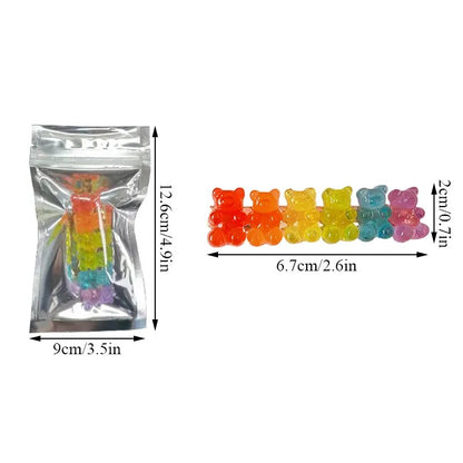 Rainbow Gummy Bear Hair Clip