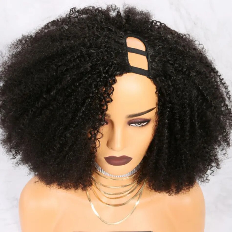 Brazilian Afro Kinky Curly U-Part Wig