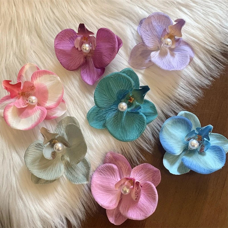 Orchid Hair Clip