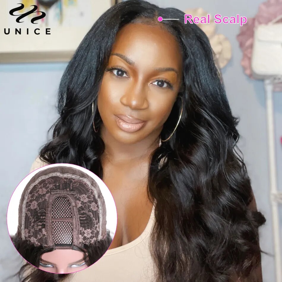 Wavy U-Part Wig