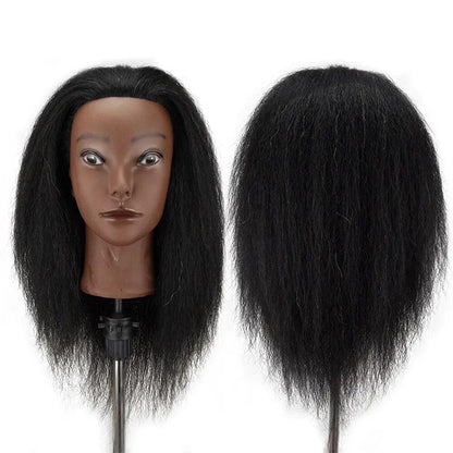 Afro Mannequin Head - 100%Real Hair