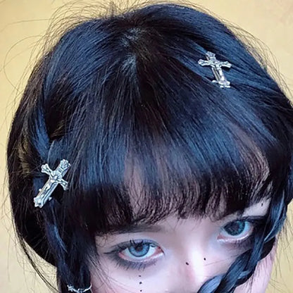 Metal Cross Hair Clips