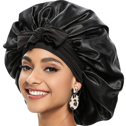 Large Satin Bonnet