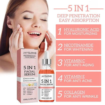 5 in 1 Face Serum - 30ml