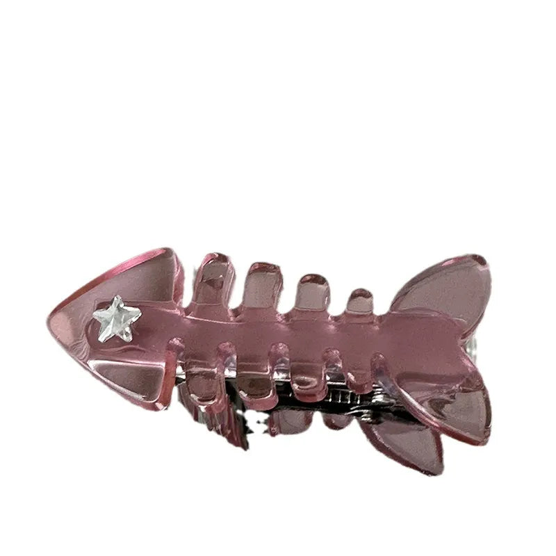 Y2K Pink Fish Hairclip