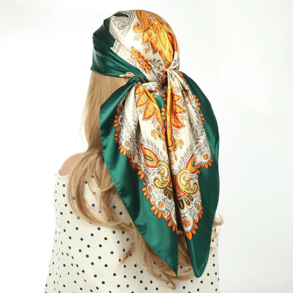 Silky Designer Pattern Scarves