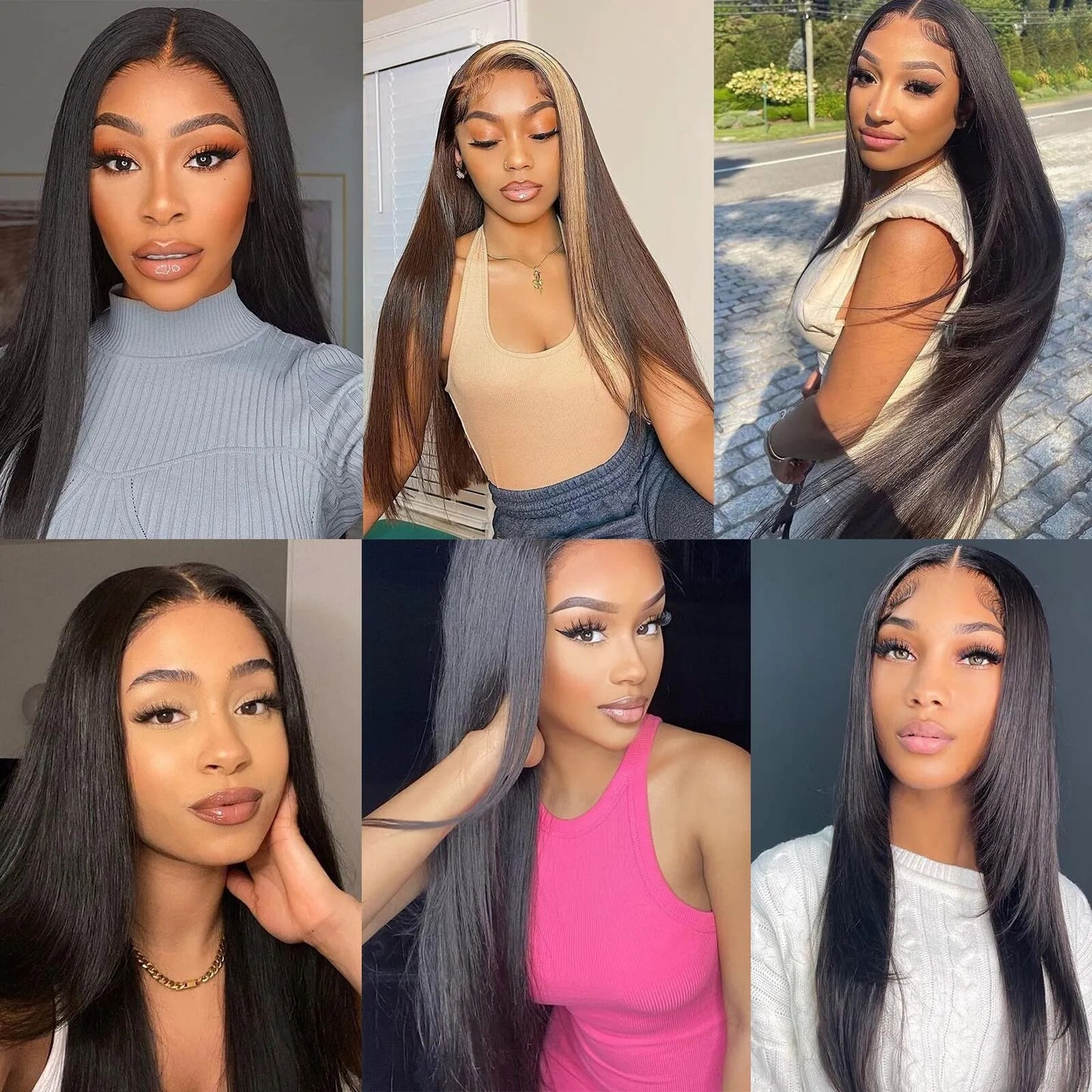 Straight Brazilian U-Part Wig