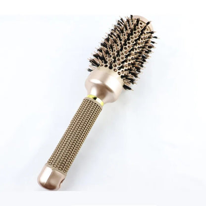 Gold Nylon Hair Brush