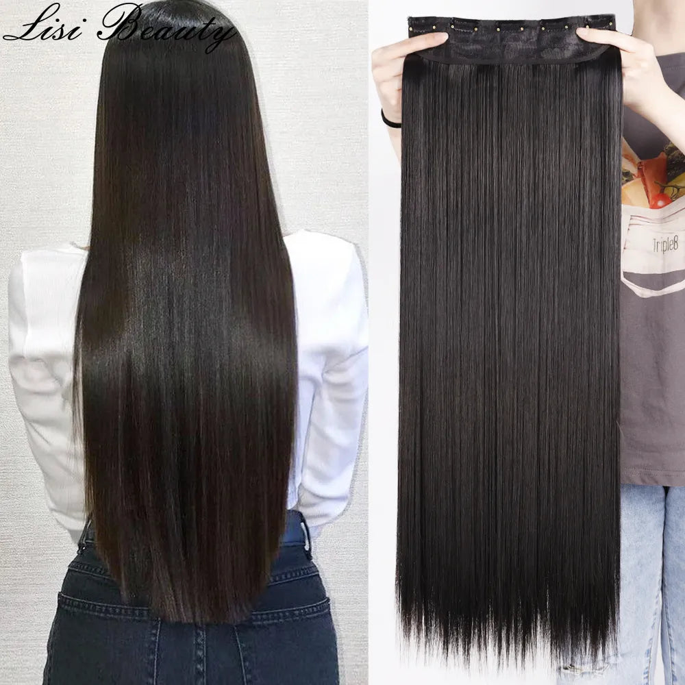 Synthetic Clip In Extensions Set