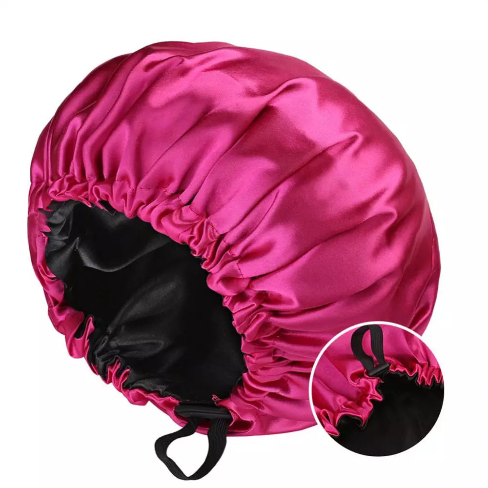 Double Layer Satin Bonnet