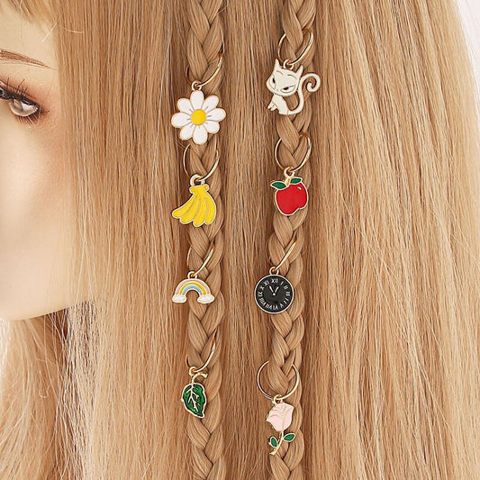 Pendant Hair Rings