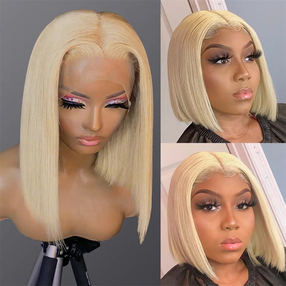 Blonde Lace Frontal Wig - Straight