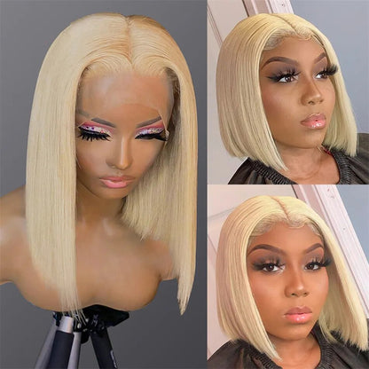 Blonde Lace Frontal Wig - Straight