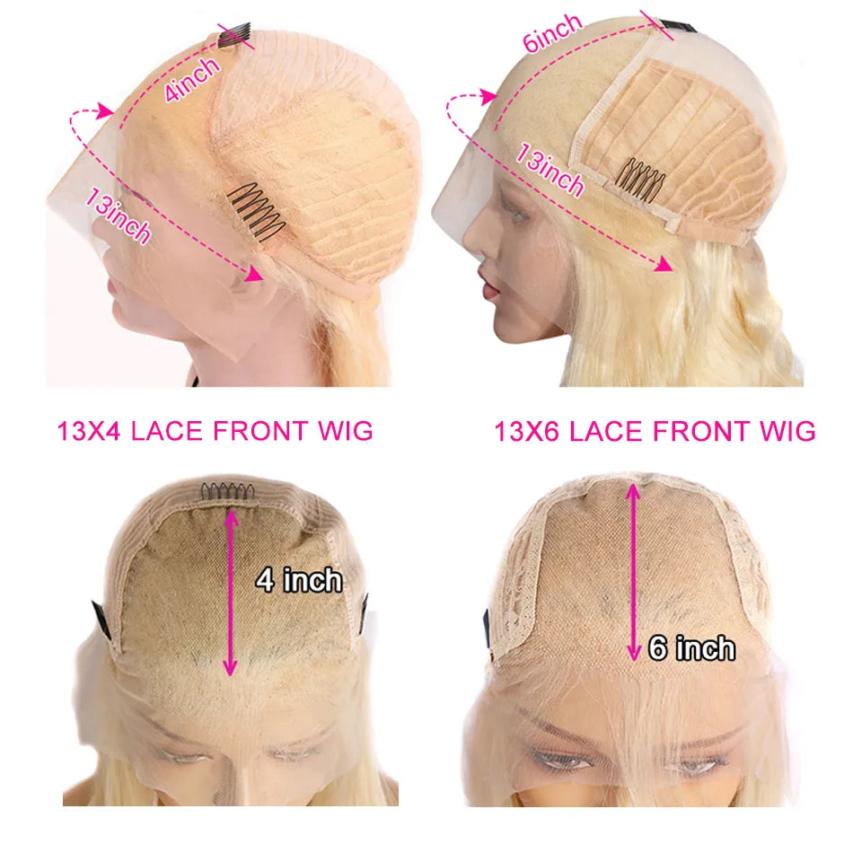 Blonde Lace Frontal Wig - Straight