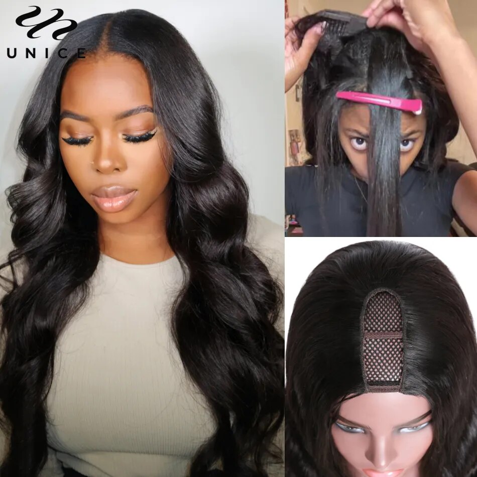 Wavy U-Part Wig